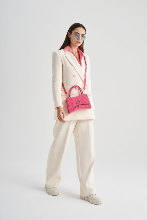 Lucky Bees Bolso de Mano Rosa